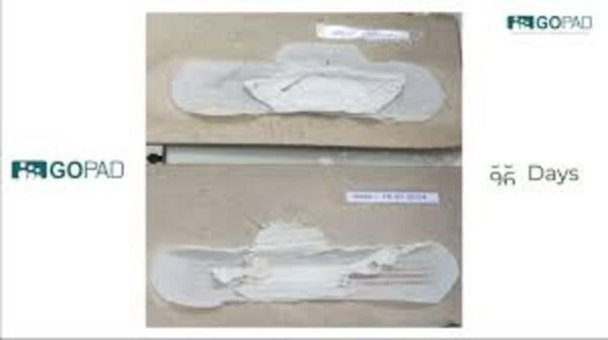 GoPad transforming into harmless wax